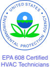 EPA 608 Certified HVAC Technicians