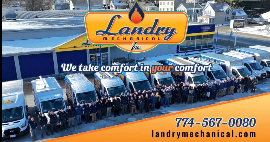 Landry Mechanical Team Standing By Trucks