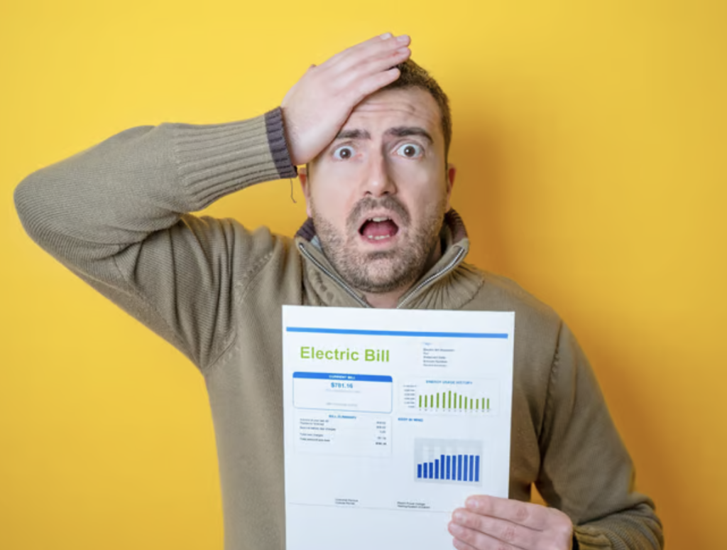 Homeowner shocked by expensive winter heating bill 