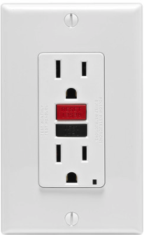 A common GFCI outlet