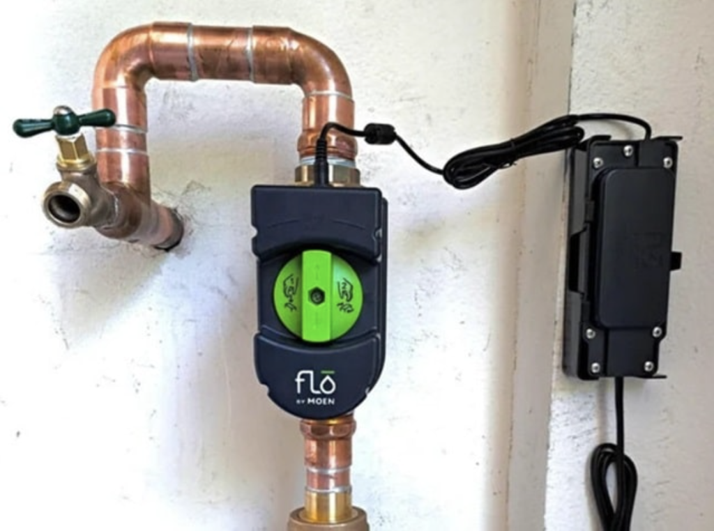 Automatic Water Shut Off Valve Installed 