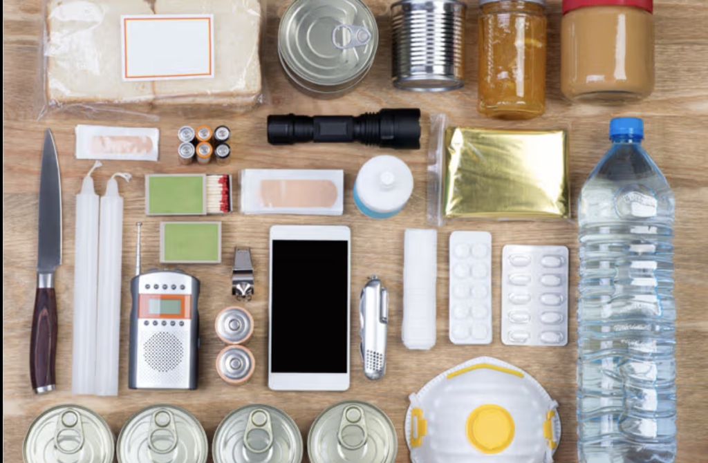 Collection Of Power Outage Supplies 