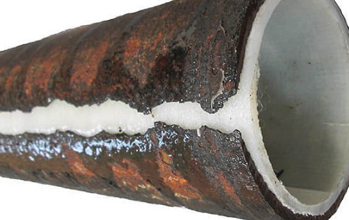 UV Radiation Damaged Pipes