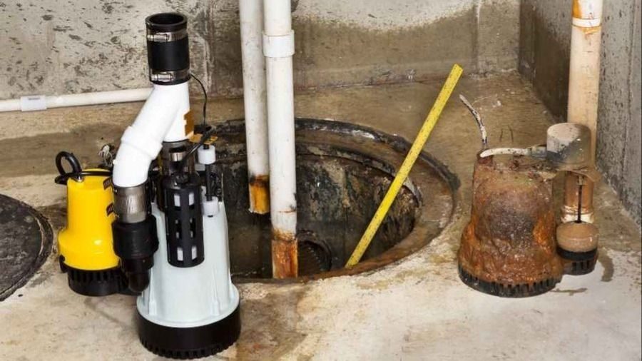 Basement sump pump