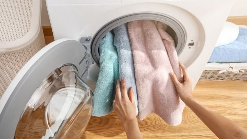 Doing laundry with soft water